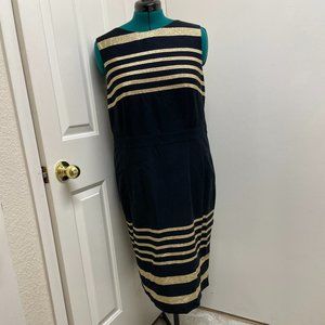 Basler Blue Sheath Dress